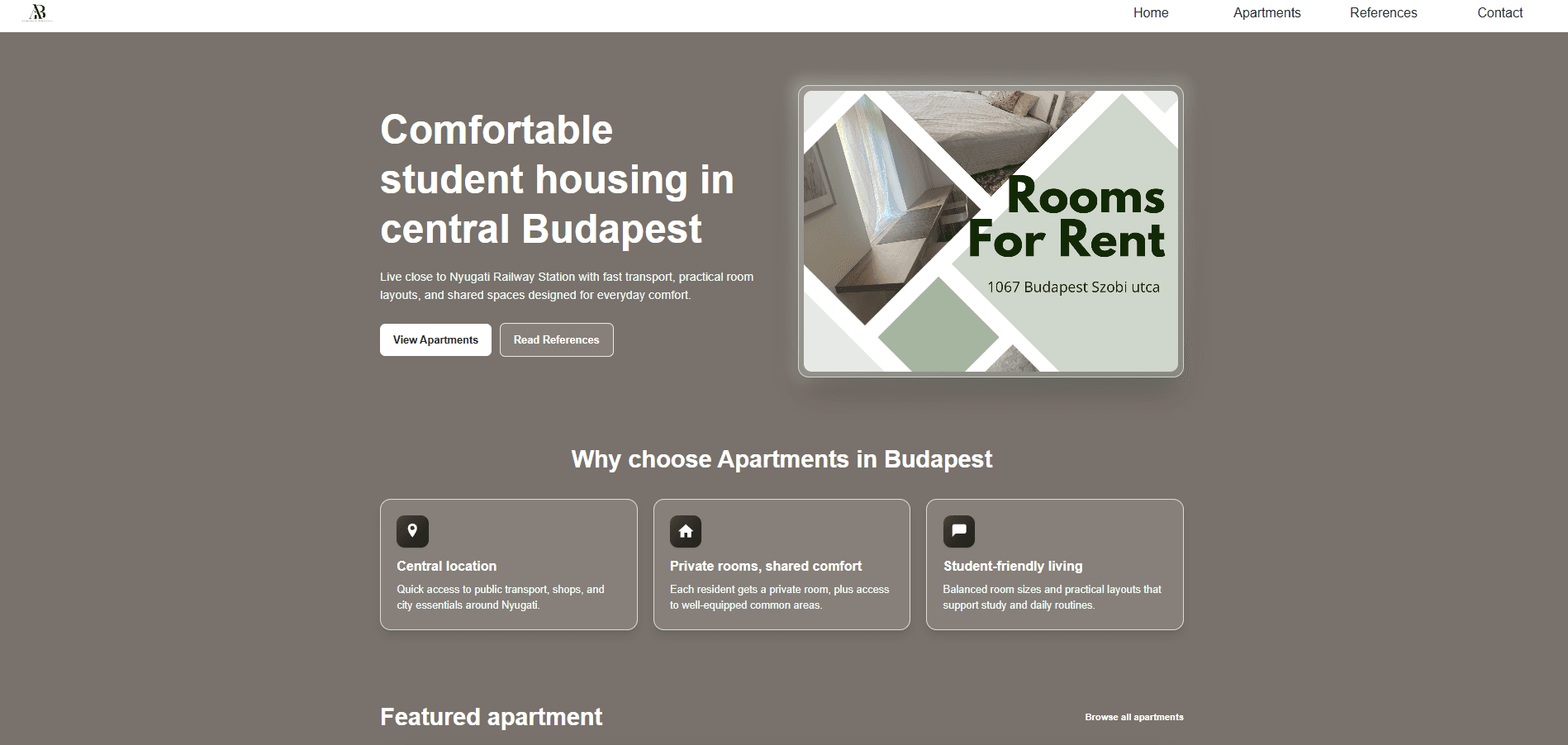 Apartments in Budapest